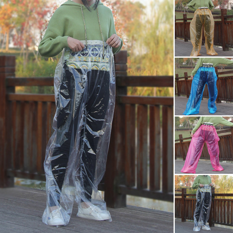 Outdoor Foot Wrap Disposable Long Rain Pants