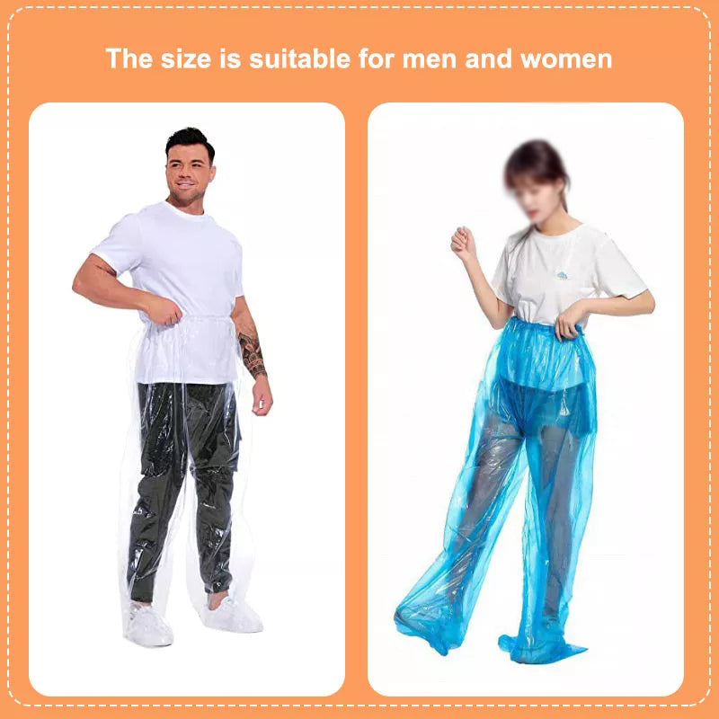 Outdoor Foot Wrap Disposable Long Rain Pants