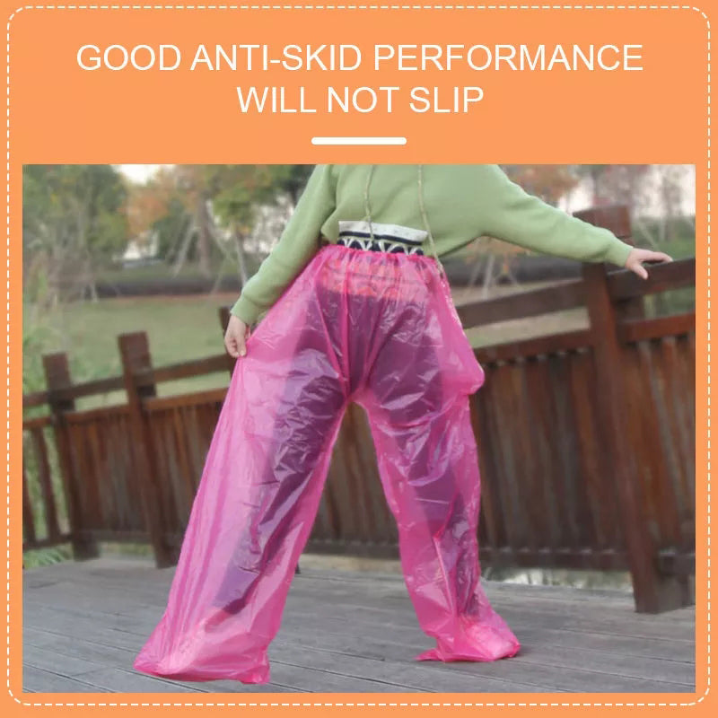 Outdoor Foot Wrap Disposable Long Rain Pants