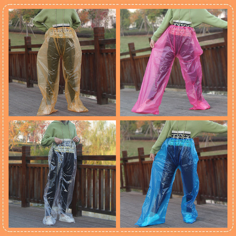 Outdoor Foot Wrap Disposable Long Rain Pants