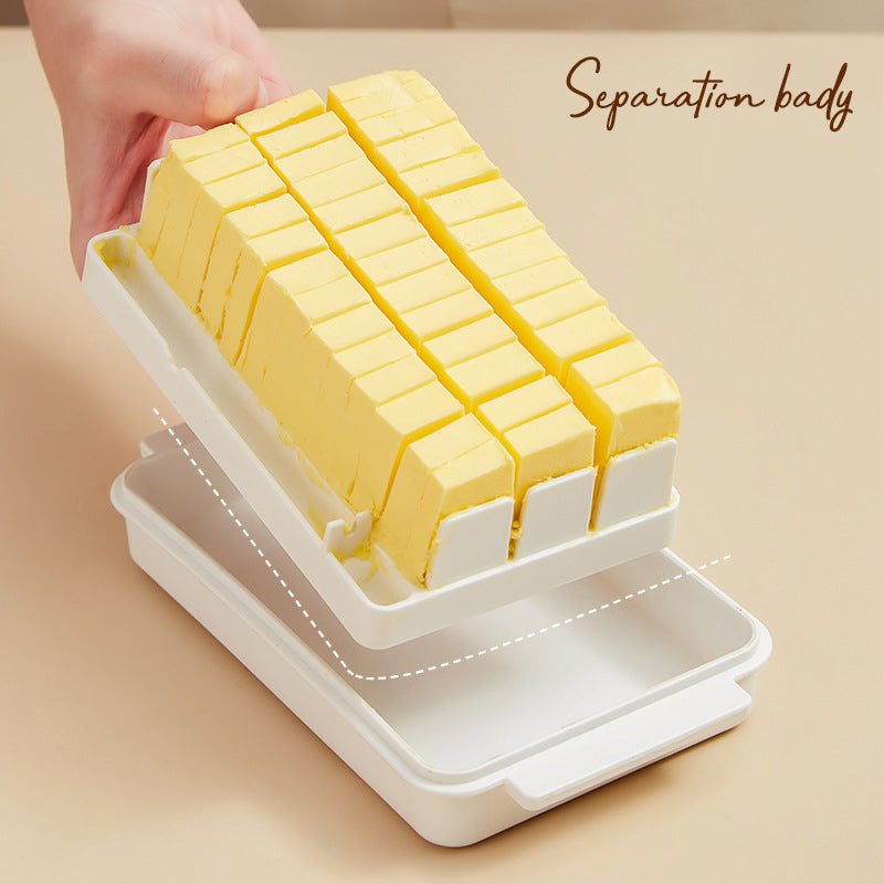 Cutting Grid Butter Container with Cover