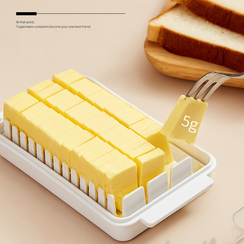 Cutting Grid Butter Container with Cover