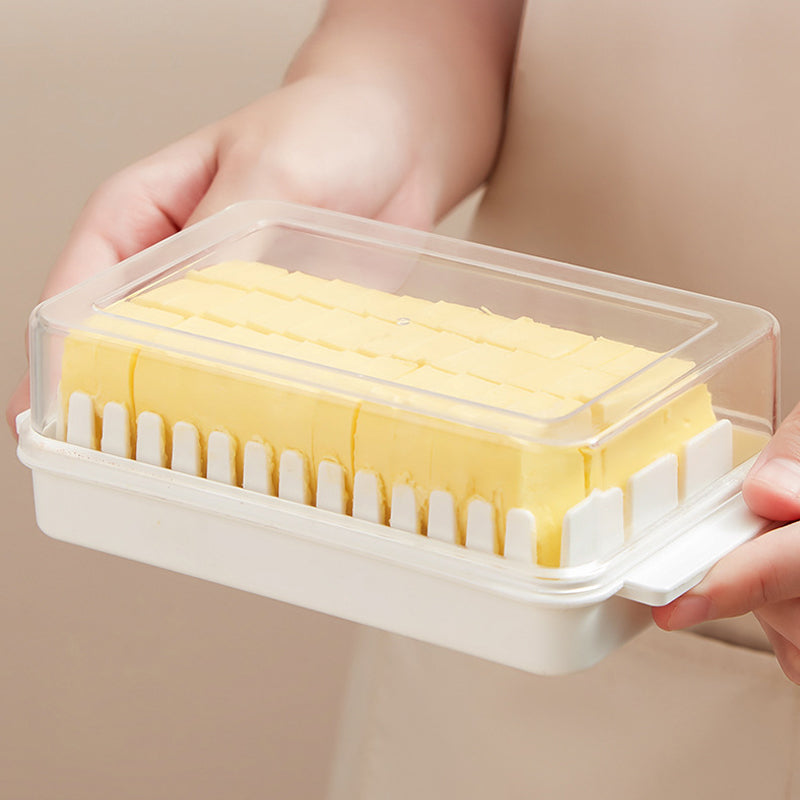 Cutting Grid Butter Container with Cover