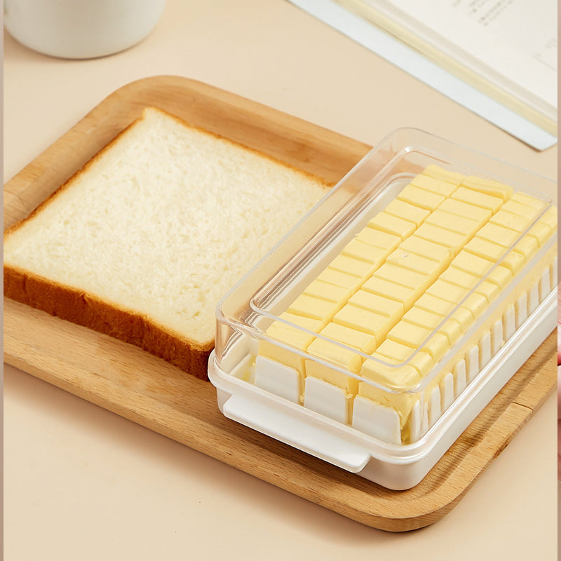 Cutting Grid Butter Container with Cover