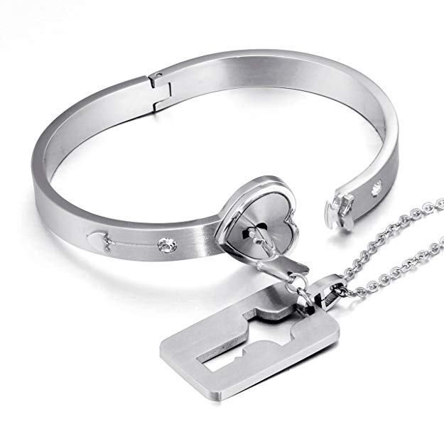 Clapfun™Heart Lock Bracelet & Necklace