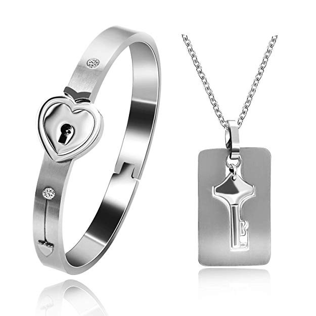 Clapfun™Heart Lock Bracelet & Necklace