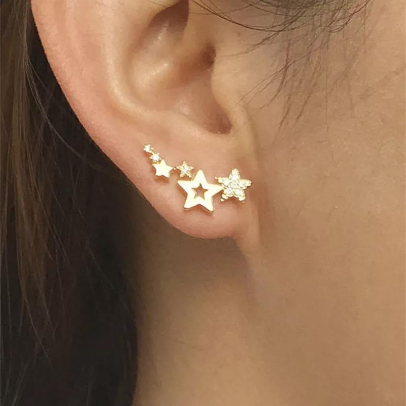 Exquisite Shiny Star Earrings
