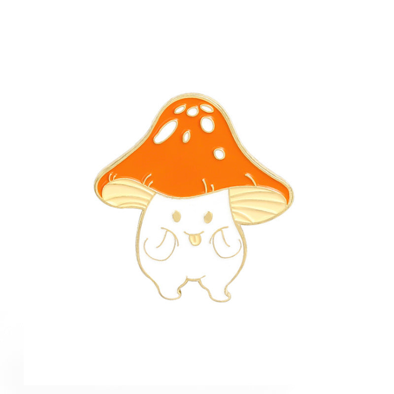 Creative Cartoon Mushroom Pin