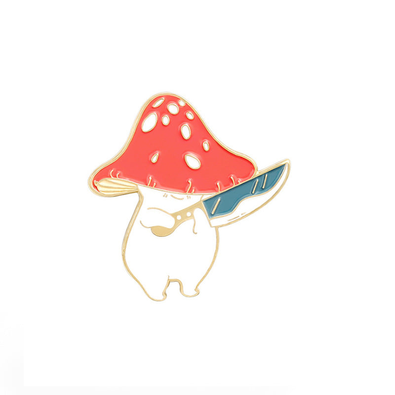 Creative Cartoon Mushroom Pin