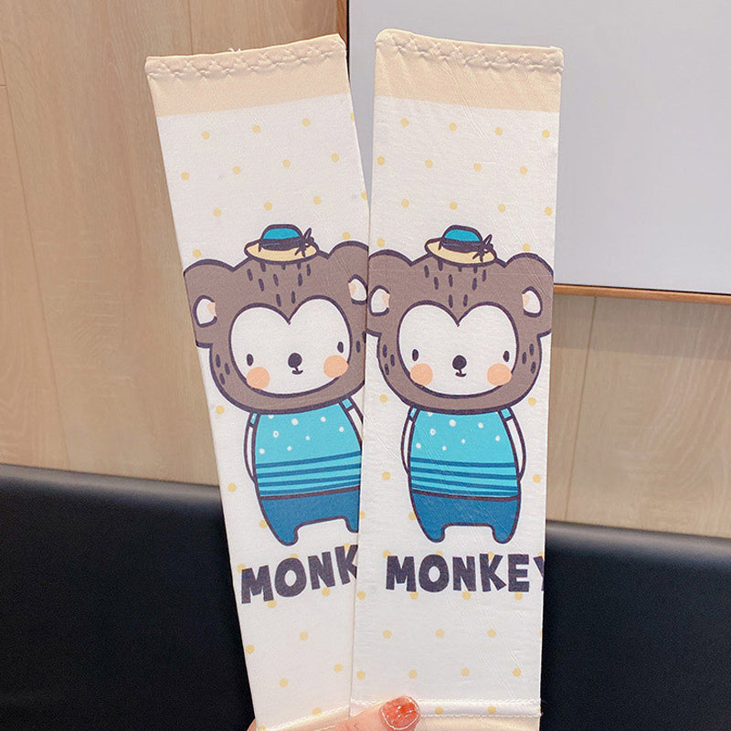 Sun Protection Cartoon Cooling Arm Sleeves for Children