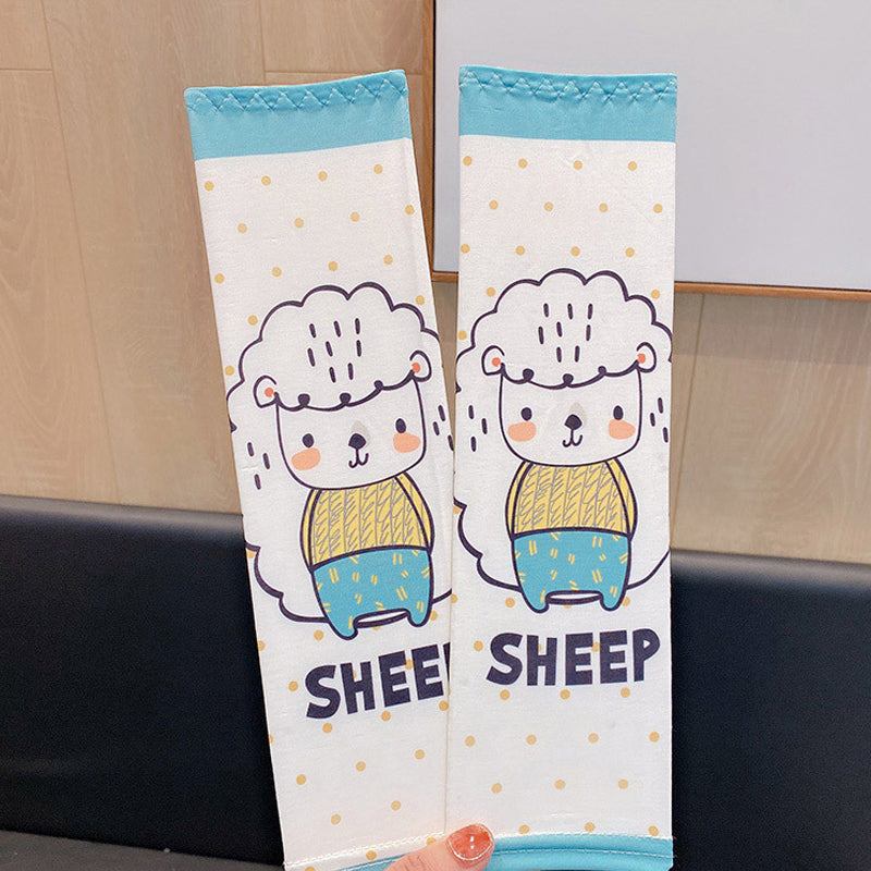 Sun Protection Cartoon Cooling Arm Sleeves for Children