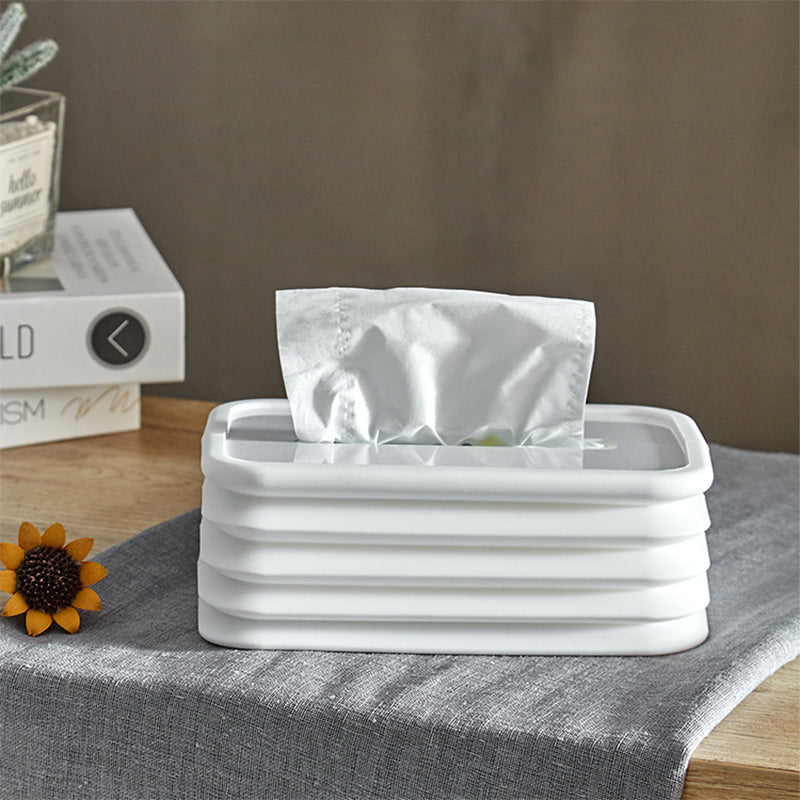 Silicone Foldable Tissue Box