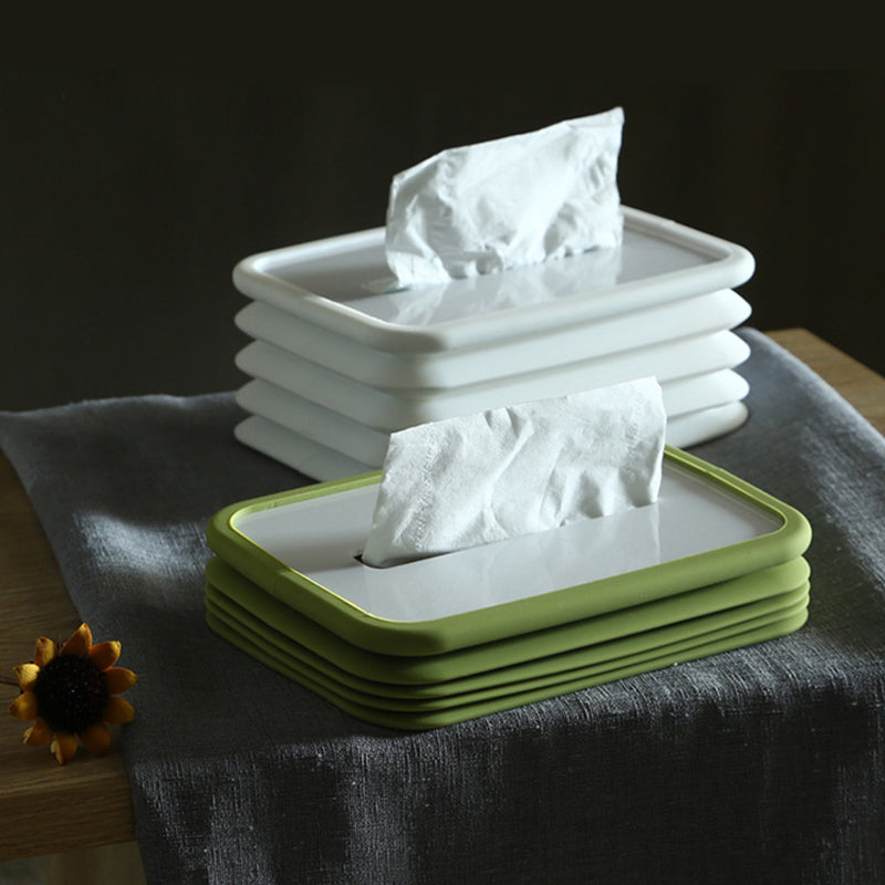 Silicone Foldable Tissue Box