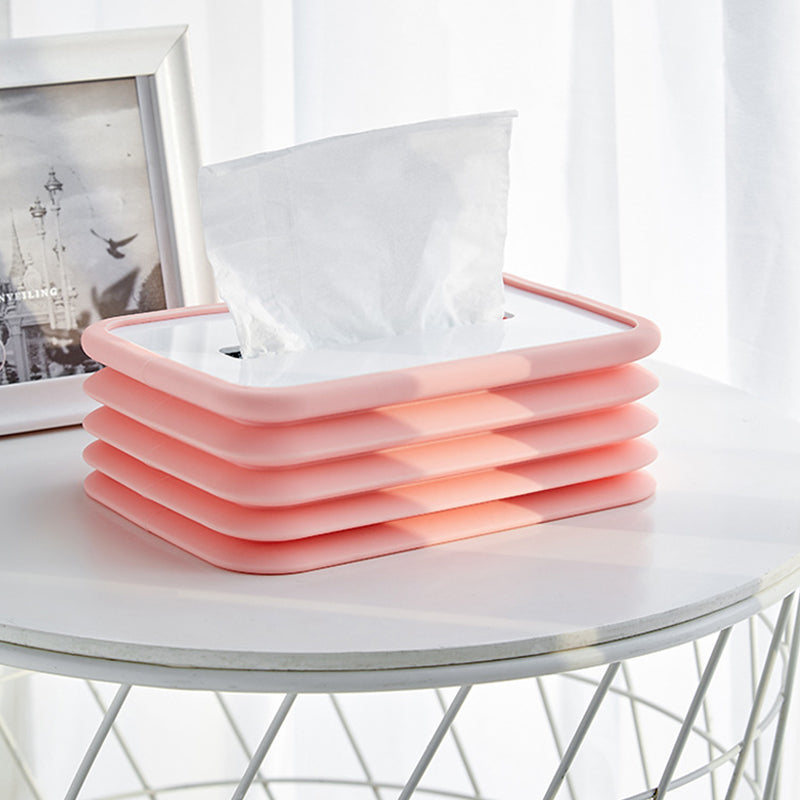 Silicone Foldable Tissue Box