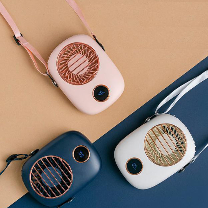 3-in-1 Portable Hanging Neck Fan