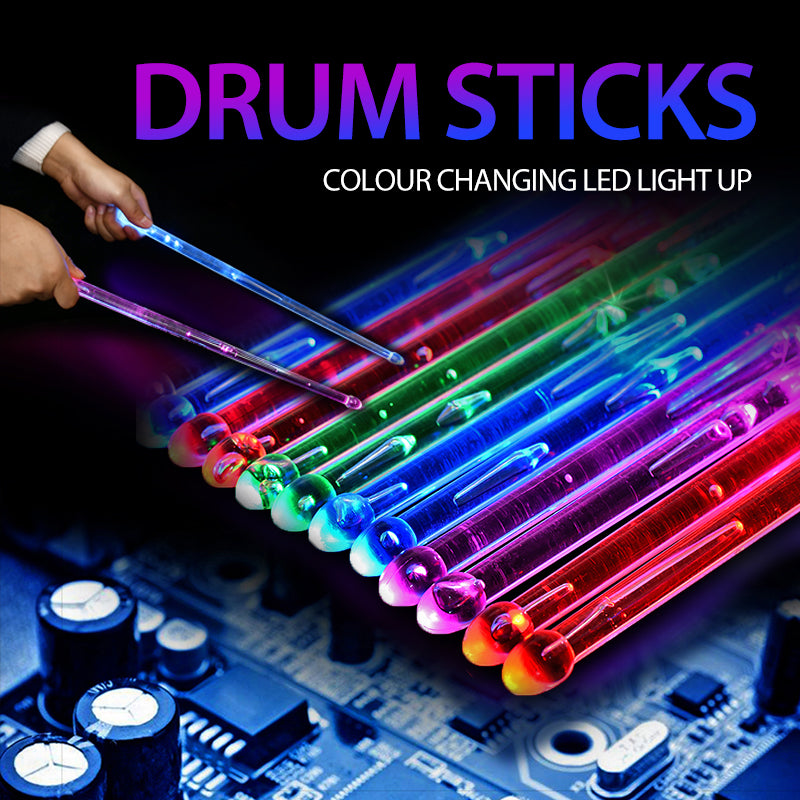 Colour Changing Led Drum Sticks