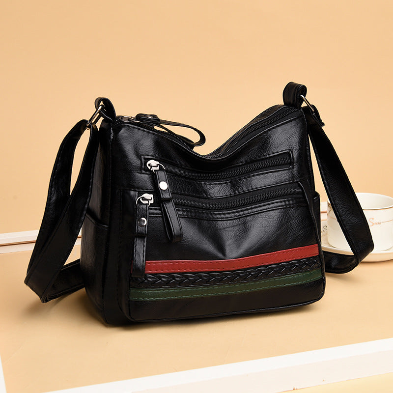 Capacity Soft Leather Bag