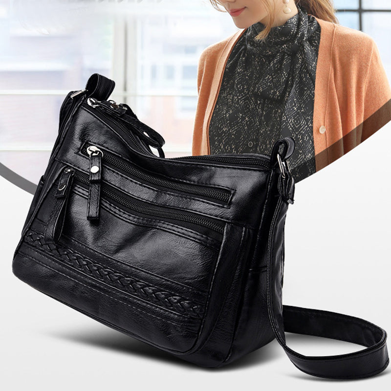 Capacity Soft Leather Bag