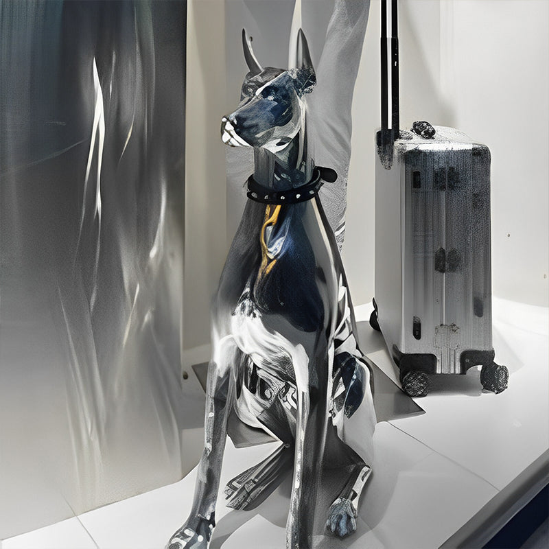 Dog Home Decoration Sculpture