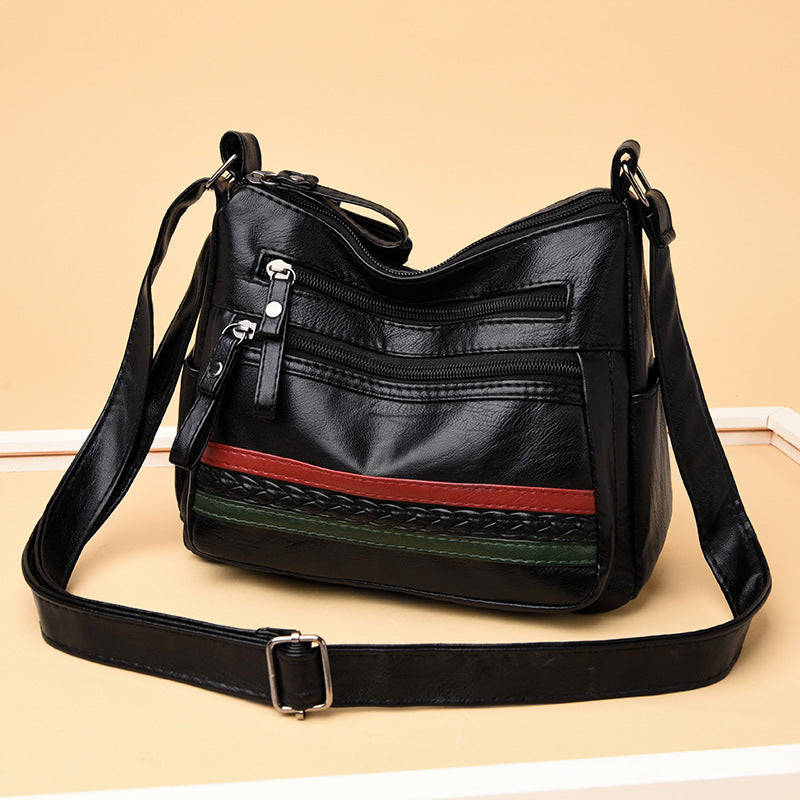 Capacity Soft Leather Bag