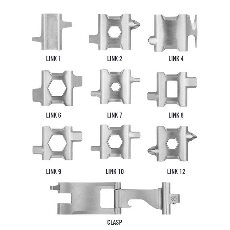 29-in-1 Multifunctional stainless steel bracelet