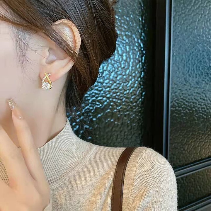 Mermaid Tall Stud Earrings