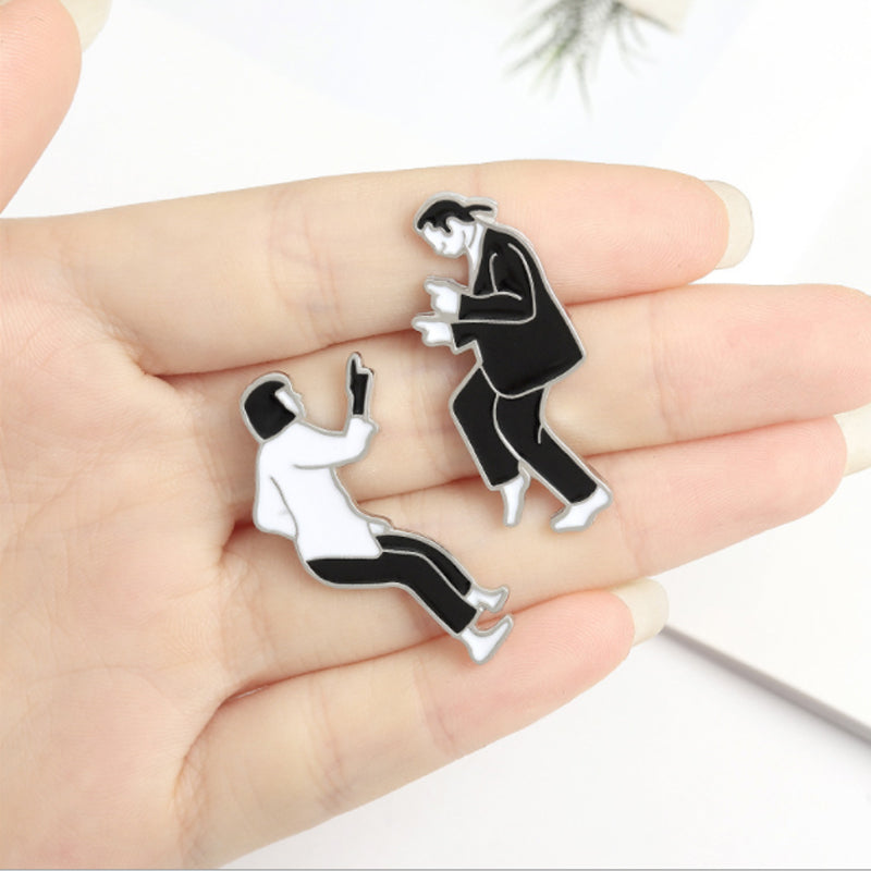 Swing Dance Figure Brooch