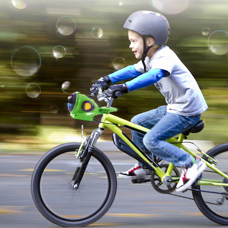 Bicycle Blowing Bubble Machine