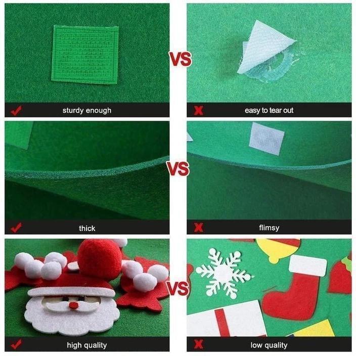 DIY Felt Christmas Tree (Best Gift For Children)