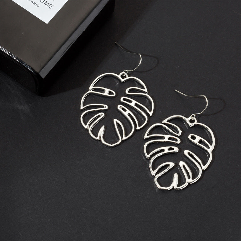 Palm Leaf Large Earrings
