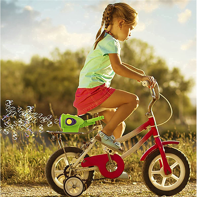 Bicycle Blowing Bubble Machine