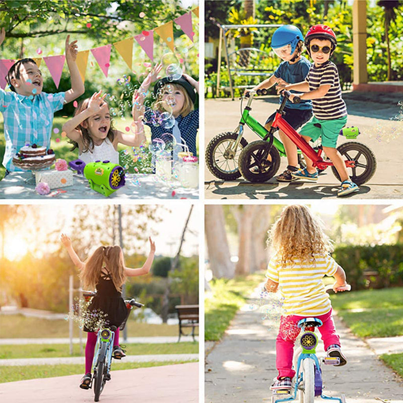 Bicycle Blowing Bubble Machine