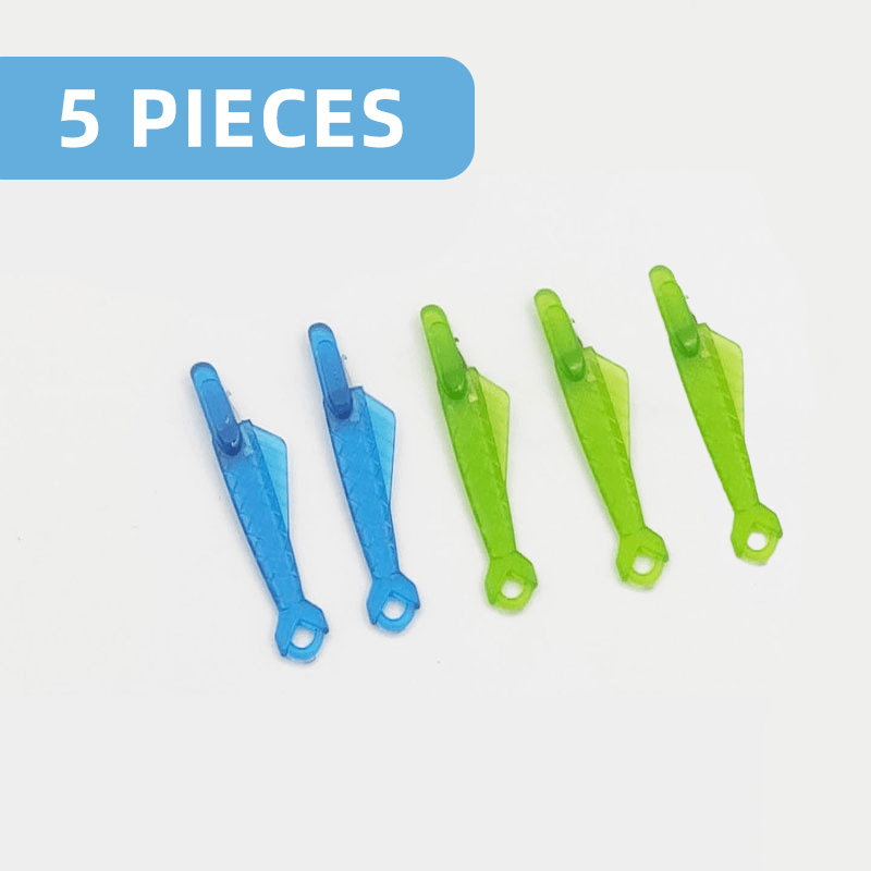 Fish type needle threader