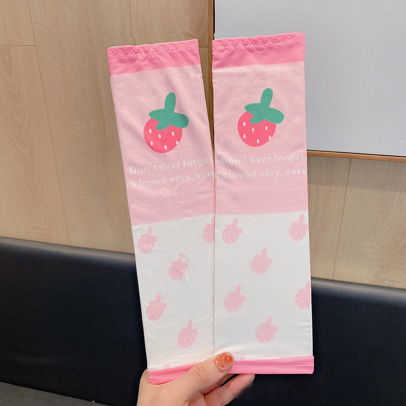 Sun Protection Cartoon Cooling Arm Sleeves for Children