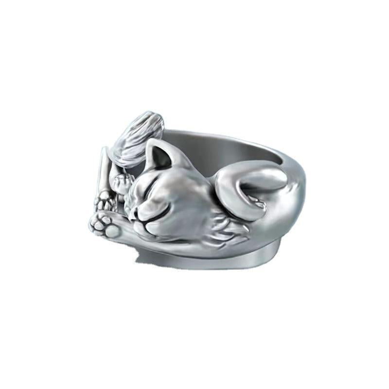Clapfun™Cat Lovers Cat Ring