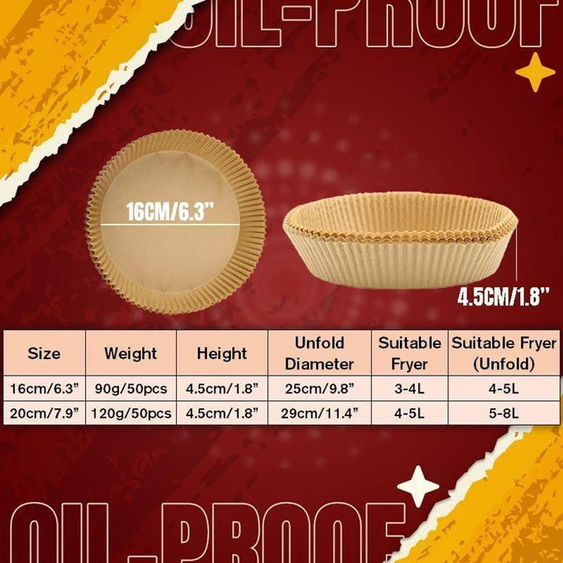 Air Fryer Disposable Paper Liner (50pcs)