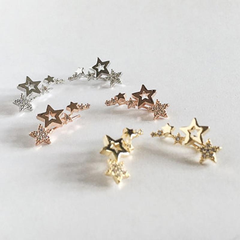 Exquisite Shiny Star Earrings