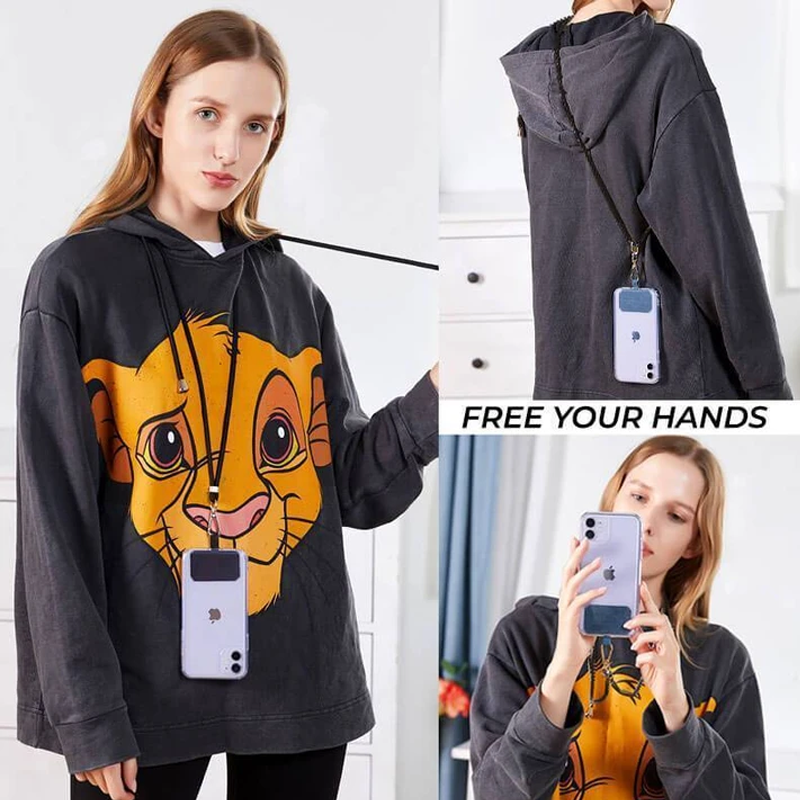 Clapfun™ Universal Crossbody Nylon Patch Phone Lanyards