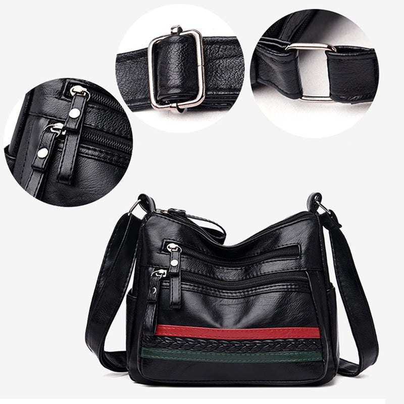 Capacity Soft Leather Bag