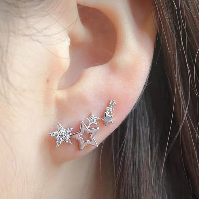 Exquisite Shiny Star Earrings