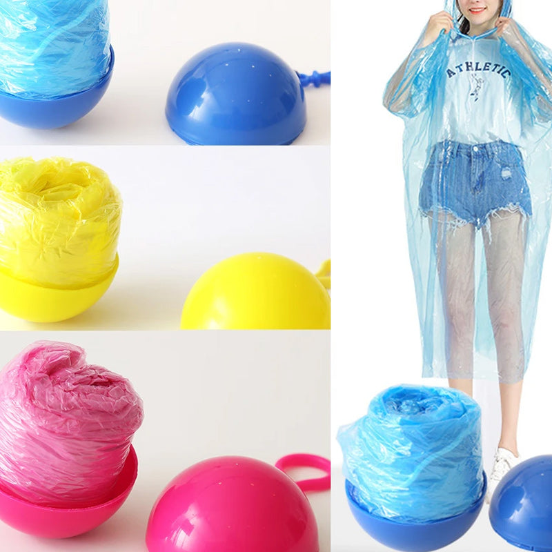 Portable Disposable Raincoat Ball