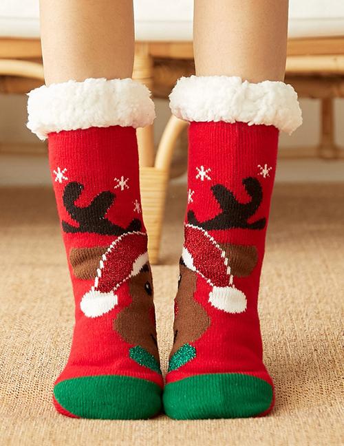 Chunky Printed Christmas Floor Socks