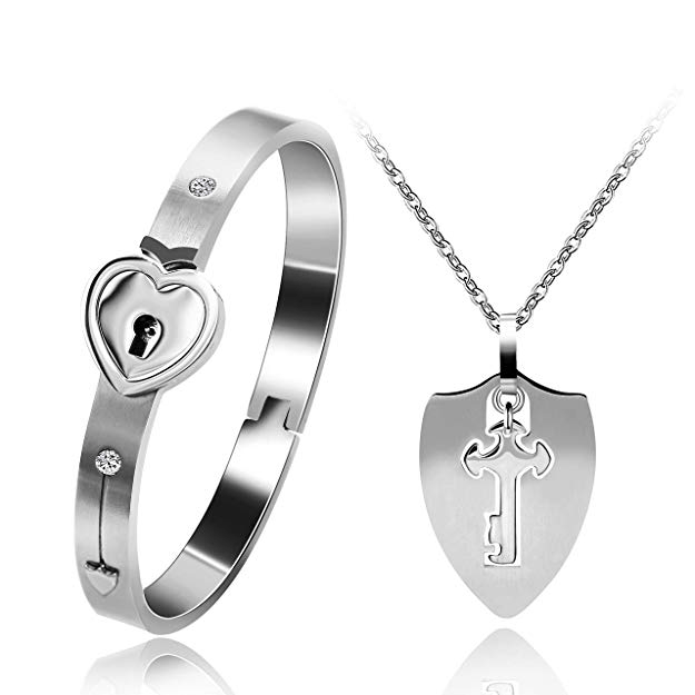 Clapfun™Heart Lock Bracelet & Necklace